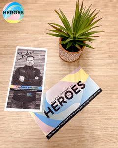 HEROES autographed cards